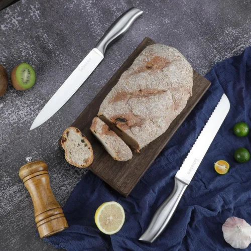 Miniatura 7 de Juego de cuchillos para cocina con bloque, juego de cuchillos de cocina de 15 piezas, juego de cuchillos de chef ultra afilados para cocina, juego