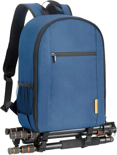 Miniatura 13 de TARION Mochila para cámara pequeña – Estuche profesional para fotografía DSLR con compartimento para laptop de 13 pulgadas y cubierta impermeable