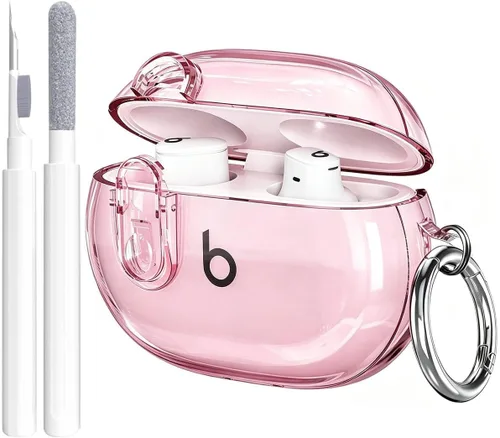 Miniatura 18 de Funda para Beats Studio Buds/Studio Buds Plus 2021/2023 con clip de cierre para hombres, GARTOO con kit de limpieza, funda protectora y lápiz