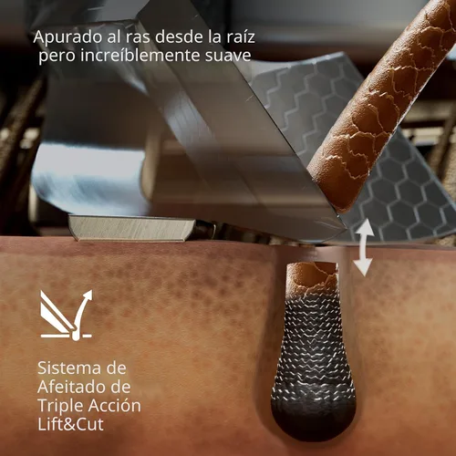 Miniatura 4 de Philips Norelco Shaver i9000 Prestige Ultra, afeitadora eléctrica en seco y húmedo, tinta negra, tecnología SenseIQ Pro, sistema de triple elevación