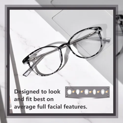 Miniatura 3 de Blue Light Glasses for Women, TR90 Fashion Blue Light Blocking Glasses for Computer