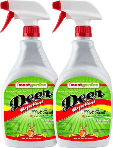 Miniatura 6 de I Must Garden - Repelente de ciervos: Spray de ciervo con aroma a menta para jardines y plantas, ingredientes naturales, 32 onzas, listo para usar