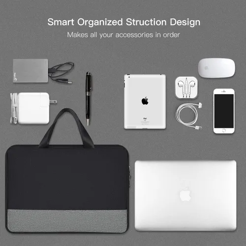 Miniatura 7 de Funda para laptop de 17.3 pulgadas, para hombre y mujer, TSA para HP Envy 17/Pavilion 17/OMEN 17, Dell G3 G7 17.3/Inspiron 17, Acer Aspire 17, Negro
