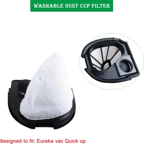 Miniatura 2 de Filtro de vacío de repuesto para aspiradora Eureka Quick Up DCF-11 modelos 61, 70, 71, 61A, 70A, 70AX, 71A, 71AV, 71B, AG61A, UK61A sustituye a