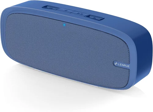 Miniatura 9 de LENRUE Altavoz Bluetooth, altavoz portátil inalámbrico con sonido estéreo fuerte, graves intensos, tiempo de reproducción de 12 horas, micrófono
