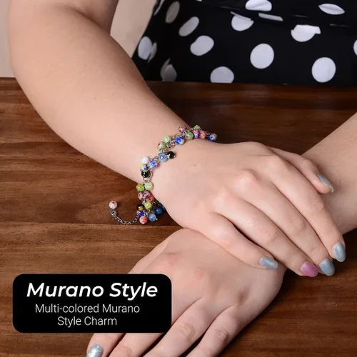 Miniatura 3 de Shop LC - Tobillera para mujer, hipoalergénico, ajustable, 11.0in, color granate