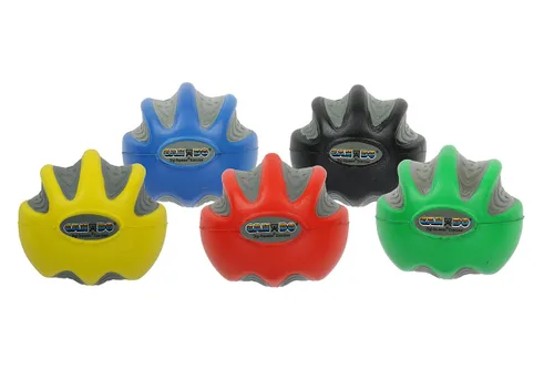 Miniatura 17 de CanDo 10-1995 Digi-squeeze Ejercitador para manos, Grande, M, Verde: Medio, 1