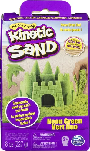 Miniatura 7 de Kinetic Sand Caja de neón de 8 onzas (variedad de colores, estilo seleccionado al azar. Una suministrada)