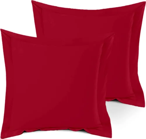 Miniatura 44 de Juego de 2 fundas de almohada estándar de 600 hilos, 100% algodón egipcio, con cierre de sobre, tamaño estándar de 20 x 26 pulgadas, fundas