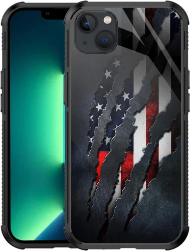 Miniatura 37 de Funda con diseño de ciervo y bandera estadounidense para iPhone 11 Pro Max - Funda protectora de poliuretano termoplástico resistente, antiarañazos