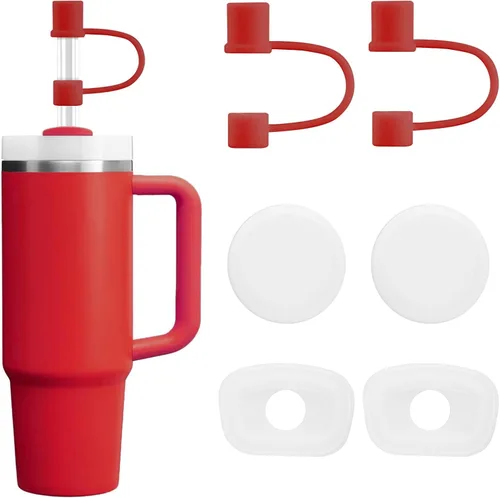 Miniatura 26 de MOLOSLEEVE 21 Colores Tapas para Pajitas Incluyen un Juego de Tapones a Prueba de Fugas, para Cubiertas de Pajitas Stanley Cap para Stanley Cup 2.0