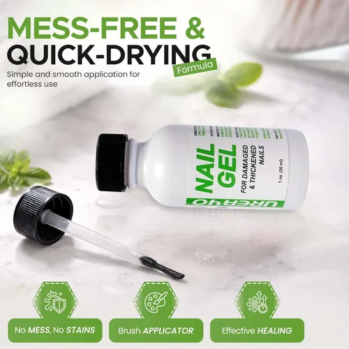 Miniatura 8 de Urea Nail Gel - Suaviza los callos agrietados del talón y las uñas gruesas de los pies - Repara uñas dañadas, amarillas y decoloradas - Tratamiento