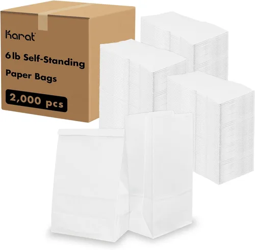Miniatura 15 de Karat 2lb Paper Lunch Bags - Kraft, 2,000 Count - Versatile Paper Bags for Small Business, Snacks, Popcorns or Party Favor - Sturdy, Self-Standing