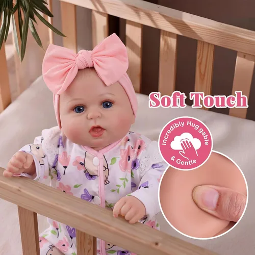 Miniatura 2 de BABESIDE Dara - Muñecas de bebé recién nacidas realistas de 20 pulgadas, hechas a mano, con ropa y accesorios de juguete, regalo para niños a partir