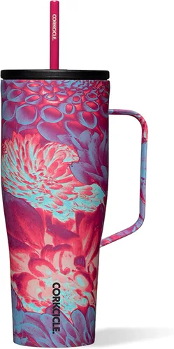 Miniatura 13 de Corkcicle Cold Cup XL - Vaso aislado con asa – Mantiene las bebidas frías 12 horas – Triple aislamiento – Tapa a prueba de derrames – Regalo de Café