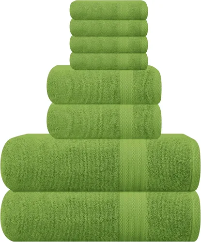 Miniatura 65 de GLAMBURG - Juego de 12 toallas faciales ultrasuaves de 13 x 13 pulgadas, 100% algodón, duraderas y altamente absorbentes, ideales para baño, cocina