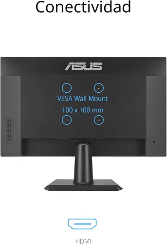 Miniatura 6 de ASUS Monitor de 27 pulgadas, 1080P, IPS, Full HD, sin marco, 100Hz, 1ms, sincronización adaptativa, para trabajar y jugar, luz azul baja, sin