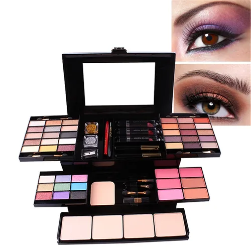 Miniatura 2 de Pure Vie Kit de maquillaje todo en uno para vacaciones, set de regalo cosmético esencial para principiantes que incluye paleta de sombras de ojos