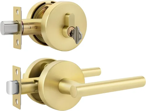 Miniatura 40 de Goldenwarm - Paquete de 1 picaporte negro inactivo de una sola cara, con tirador de puerta de extracción mate, resistente, para armario o despensa