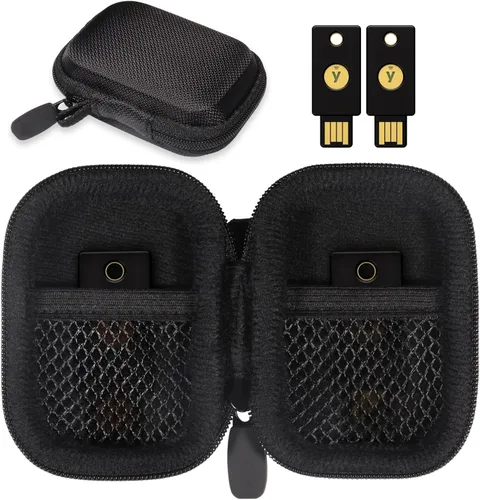 Funda de seguridad compatible con Yubico YubiKey 5Ci NFC, 5Ci, NFC, 5 Nano, 5 NFC y Yubico 5C NFC, OnlyKey FIDO2, FIDO, U2F, Thetis, bolsillo de