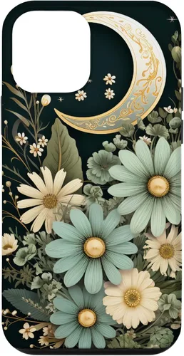 Miniatura 15 de Funda botánica de flores silvestres para iPhone 13 verde salvia