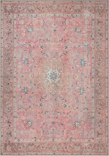 Miniatura 173 de GLN Rugs Traditional Collection - Alfombra de felpilla lavable a máquina, tradicional lavable, antideslizante, alfombra de felpilla de pelo corto
