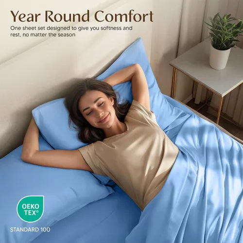 Miniatura 33 de Utopia Bedding Juego de sábanas Queen – Sábanas de 4 piezas para cama tamaño Queen, microfibra suave y transpirable, incluye 1 sábana bajera, 1 Gris