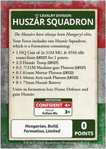 Miniatura 3 de Battlefront Miniatures Flames of War WW2: Bagration - Tarjetas de comando húngaras