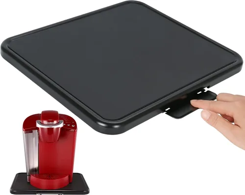 Miniatura 8 de Bandeja deslizante para mezclador para Kitchenaid 4.5-5 Qt con cabeza inclinada - Bandeja rodante de metal para encimera de cocina, deslizador