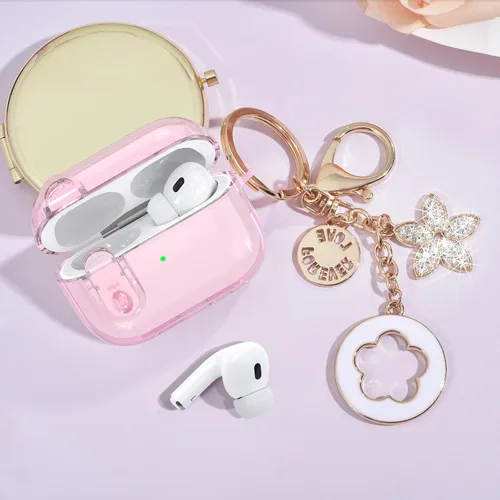 Miniatura 4 de VISOOM Paquete de 2 fundas para Apple Airpods Pro 1 2 fundas para mujer