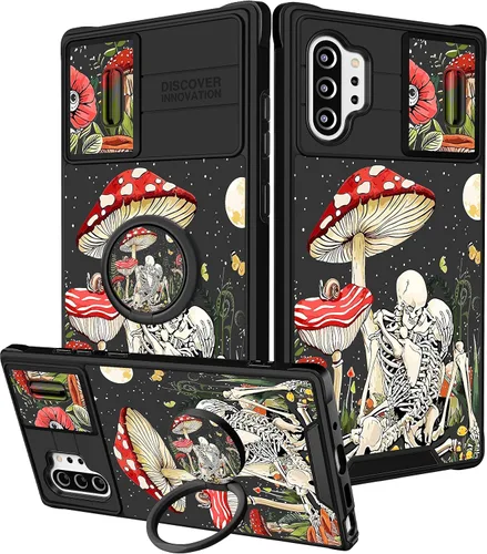 Miniatura 167 de Funermei Funda para teléfono Samsung Galaxy Note 10 Plus – Funda femenina bonita para niñas, diseño inspirador estético con funda para cámara