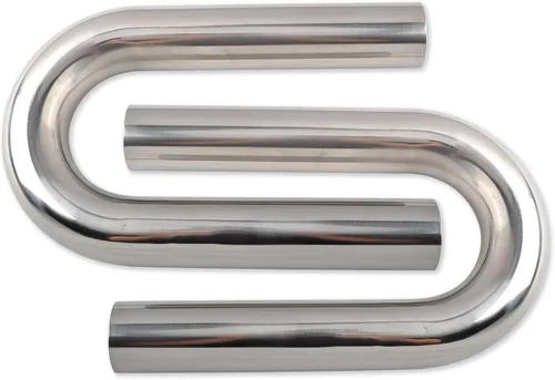 Miniatura 8 de 2 Pulgadas (51MM) Longitud 30 Pulgadas Recto Tubo de Acero Inoxidable Intercooler de Turbocompresor para Entrada de Aire Universal-2 Piezas