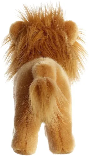 Miniatura 4 de Aurora® Adorable animal de peluche Miyoni® Lion - Detalle realista - Compañerismo apreciado - Marrón 10 pulgadas