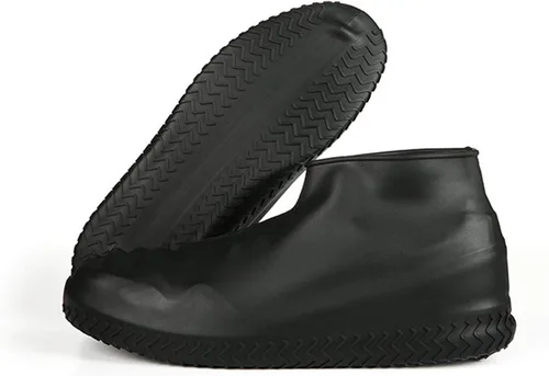 ZOSTLAND Fundas impermeables de silicona para zapatos, calcetines de lluvia, reutilizables, plegables, antideslizantes, para zapatos, botas,