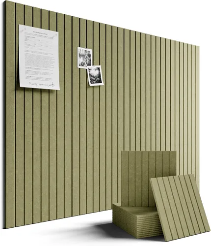 Miniatura 74 de Tablero de anuncios de fieltro grande de 36 x 24 pulgadas, alternativa al tablero de corcho – Paquete de 6 con 40 pestañas adhesivas extraíbles