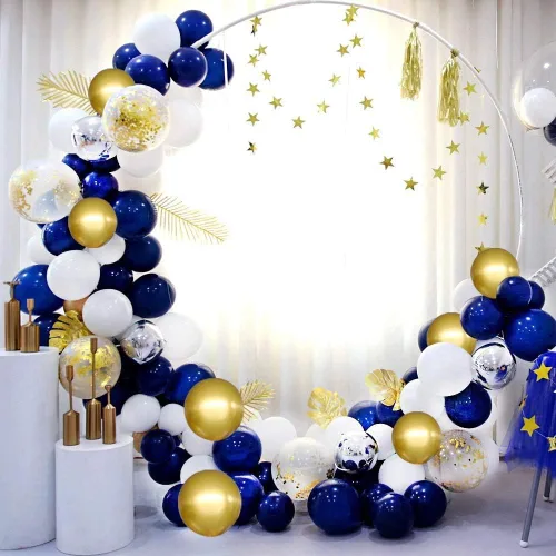 Miniatura 3 de Paquete de 100 globos redondos de helio de 12 pulgadas para decoración de bodas, cumpleaños, Navidad, fiestas (morado claro)