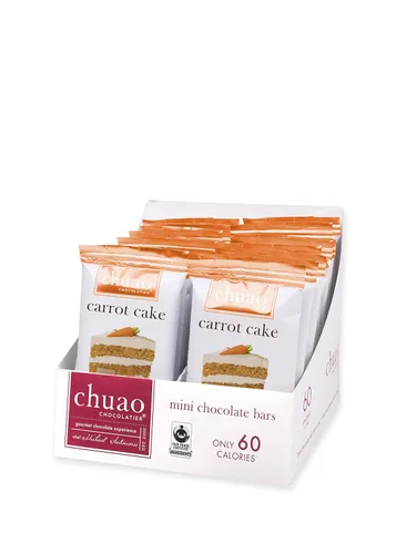 Miniatura 16 de Chuao Chocolatier Barras de Chocolate Negro Picante Maya Chocolate Artesanal Gourmet de Canela y Cayena Sin Conservantes Paquete de 24