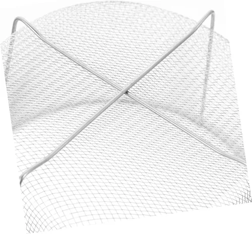 Miniatura 4 de UPKOCH Cesta de alambre extra grande para freír olla de acero inoxidable para freidora de aire
