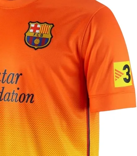 Miniatura 2 de Neymar Jr. #11 Barca - Camiseta para hombre (talla S), Anaranjado, amarillo