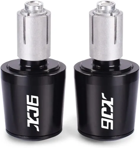 Miniatura 3 de 7/8" 22MM CNC Manijas de Manillar de Motocicleta Empuñadura Barra de Agarre Extremo Tapón para XJ6 N / XJ6 Diversion 2009-2015 2012 2013 2014
