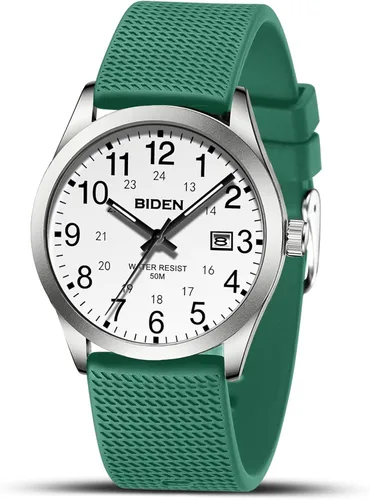 Miniatura 19 de LN LENQIN Relojes para hombre analógicos de cuarzo deportivos unisex, impermeables a 30M, reloj de enfermera para hombres y mujeres, profesionales