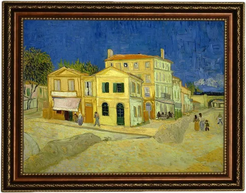 Miniatura 33 de ELITEART -Noche estrellada sobre el ródano por Vincent Van Gogh Giclée Art Canvas Prints- Tamaño del marco: 28 x 35 pulgadas