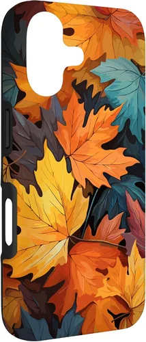 Miniatura 3 de Colorful Leaves Otoño y Otoño Tema, Otoño Color Funda para iPhone 17