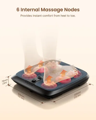 Miniatura 7 de RENPHO Masajeador de pies Shiatsu FSA con calor, regalos del día del padre para marido, gatillo de presión de encendido/apagado habilitado para pies