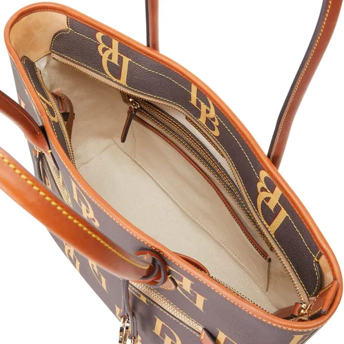 Miniatura 3 de Dooney & Bourke Bolso, Monogram Tote, Tmoro marrón