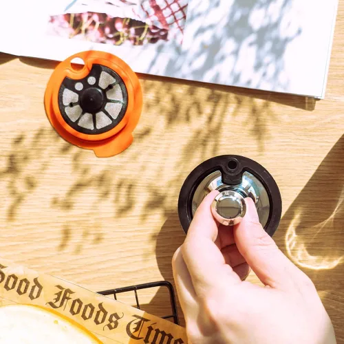 Miniatura 7 de Cápsulas de café reutilizables, filtro de café recargable compatible con máquinas Tassimo, cápsulas de café con tapas reutilizables