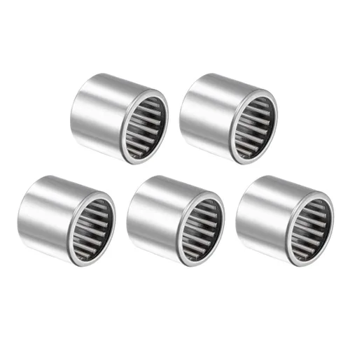 Miniatura 22 de uxcell SCE68 Rodamientos de agujas 3/8-pulgadas de diámetro 9/16-pulgadas de diámetro exterior 1/2-pulgada de ancho Acero cromado Extremo abierto 5
