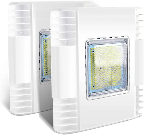 Miniatura 10 de OSTEK Luz LED para toldo de 150 W, para gasolinera, luz de techo de 5700 K, clasificación para exteriores (equivalente a 800 W HID/HPS), luces