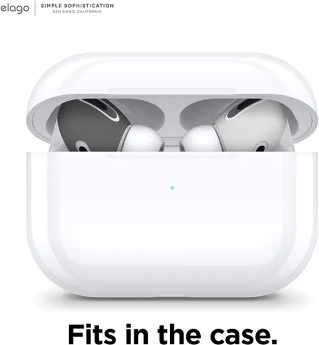 Miniatura 2 de elago 2 pares de fundas para AirPods Pro para las orejas diseñadas para Apple AirPods Pro, funda de silicona antideslizante, sin polvo