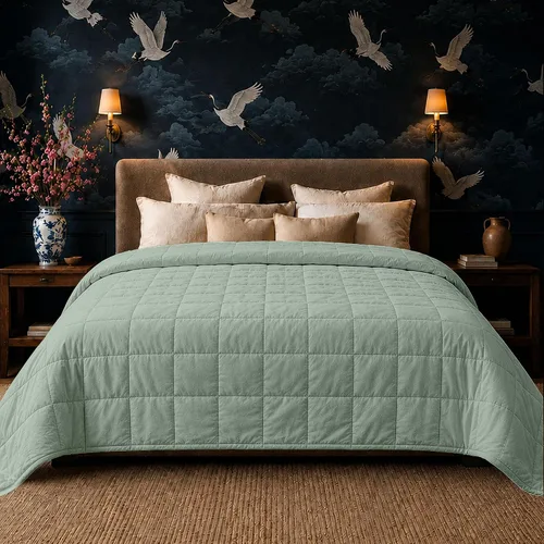 Miniatura 11 de HomeSmart - Manta con peso tamaño King de 20 libras, suave, gruesa, pesada, se adapta a camas estándar y California King, color negro